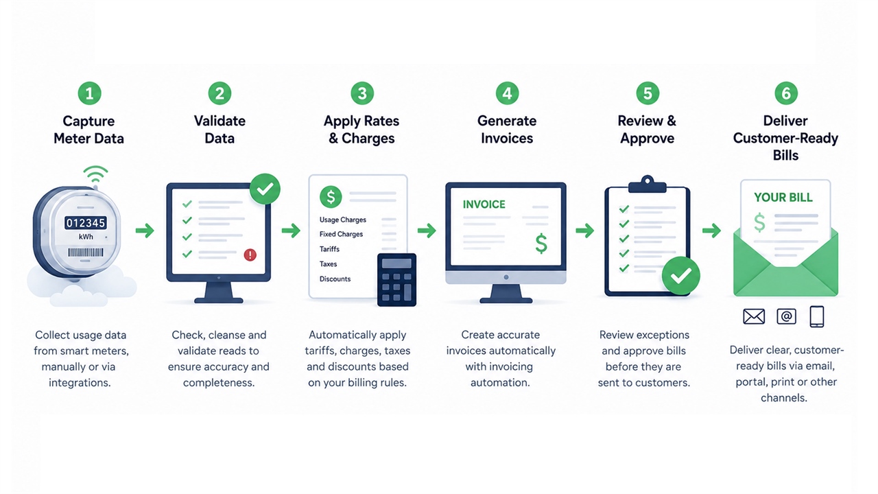 ⚡ From meter data to customer-ready utility bills