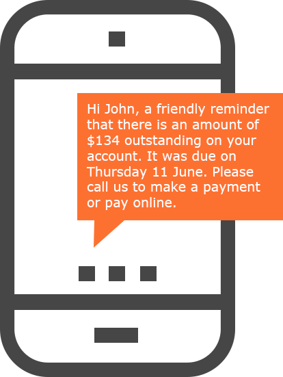 Missed payment reminder Missed payment reminder