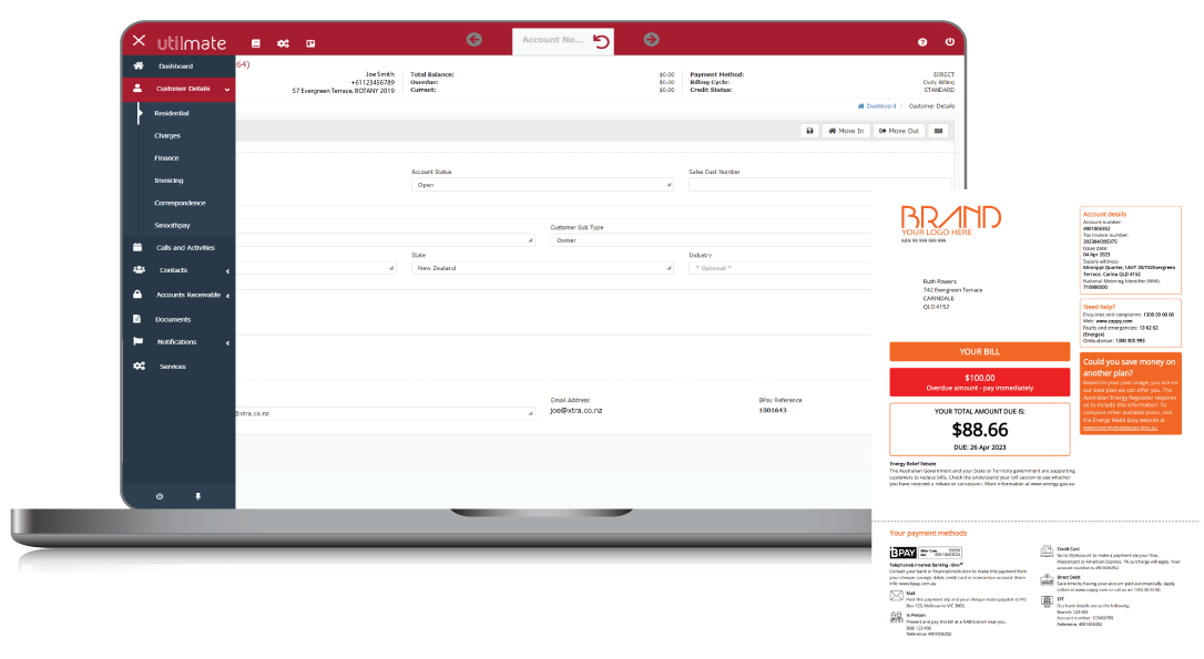 Utility billing with Utilmate